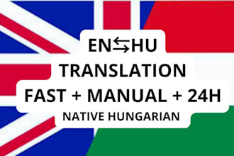 translate manually english to hungarian and hungarian to english