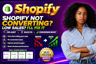do shopify conversion, shopify cro, shopify audit, shopify sales fix shopify cro