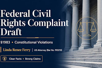 draft a powerful federal civil rights violation complaint