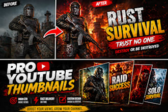 create 3d youtube thumbnail