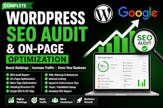 do a complete SEO audit and on page optimization for google