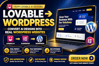 convert lovable ai to wordpress website, clone or migrate wix, replit, v0 sites