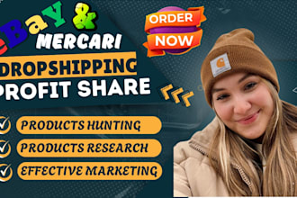 find winning products and create SEO ebay listings for dropshipping