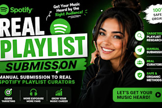 submit your song to real spotify playlist curators