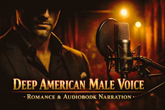 deep sensual male voice for erotic audio, romance story or nsfw sfw narration