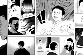 draw comic page comic book illustration superhero comic strip manga comic artist