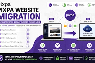 pixpa website migration hosting transfer domain move website transfer expert