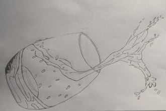 draw pencil sketch, hand drawn art