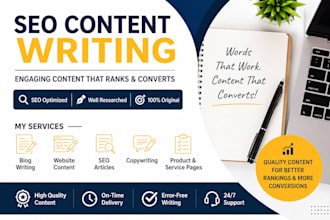 write SEO friendly content for your website or blog