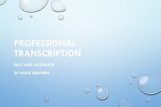 do fast and accurate audio video transcription