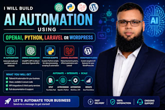 build ai automation, chatbot using openai, python