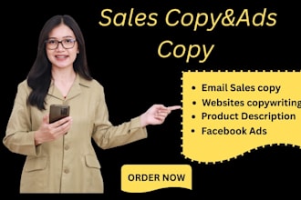 write creative high converting sales copy for sales funnel