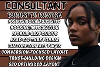 design a professional consultation website for coaches and consultants wordpress