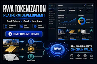 develop rwa tokenization platform, real estate asset dashboard, kyc, bond tokens