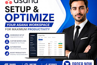 set up and optimize your asana workspace gohighlevel landing page hubspot crm