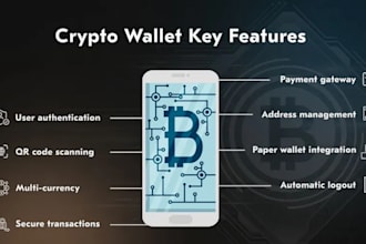 develop a decentralized crypto wallet app for IOS and android