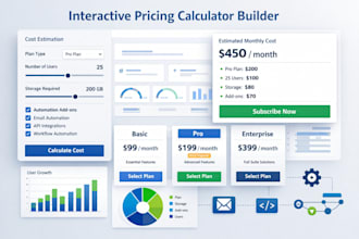 build a custom cost calculator, pricing, quote, or ROI calculator for wordpress