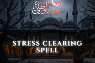 cast remove stress spell relax and calm, remove obstacle stress clearing spell