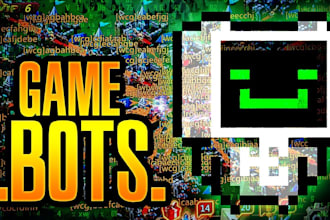 video game bot, automation game bot, anime game bot, roblox game bot