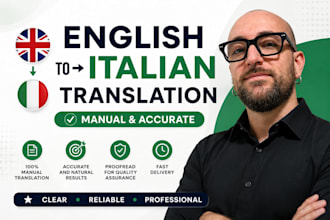 translate english to italian manually