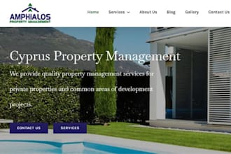 design wix property management website real estate website rental apartment site