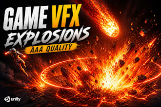 create real time unity vfx using mesh effects shader graph, blender for 3d games