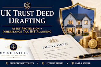 draft UK trust deed for asset protection and inheritance tax iht planning