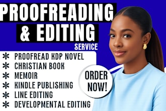 proofread KDP novel, edit christian book, memoir, ebook as book editor