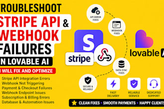 troubleshoot stripe api and webhook failures in lovable ai