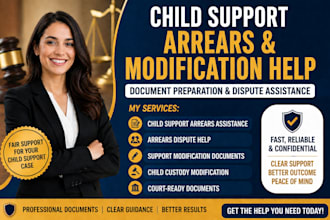 handle child support arrears dispute and modification