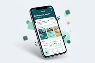 create engaging app UI UX with modern style