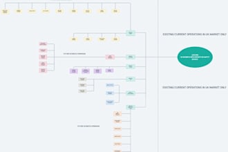 design professional corporate org charts and flowcharts