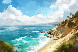 landscape oil painting art