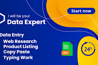 do accurate data entry, data cleaning and formatting