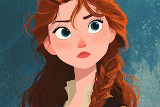 do disney cartoon portrait