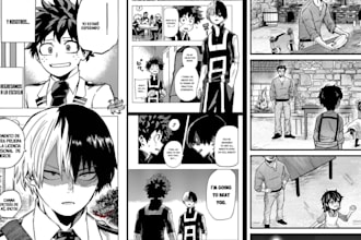 manga comic book anime manga art illustration webtoon mangaka page manga panel