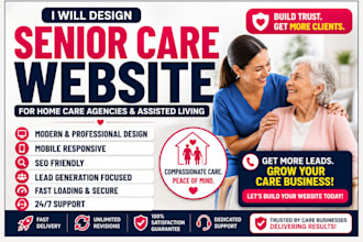 build a high converting senior care website for home care agencies