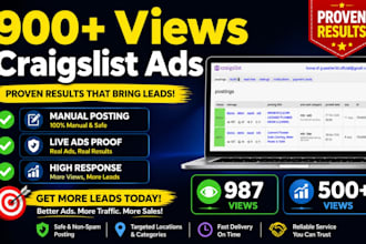 do cl ads posting service across the USA with live ads