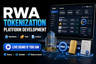 develop real world asset tokenization platform with blockchain smart contract