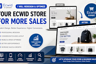 redesign optimize your ecwid store for better conversions sales