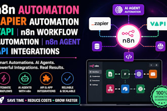 n8n automation, zapier automation, vapi, n8n workflow automation, n8n agent, api