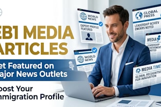 write and publish eb1 media article on top major news outlets