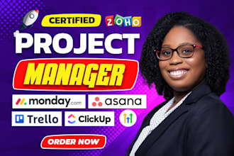 setup project management and automation in monday, clickup, trello, zapier, n8n