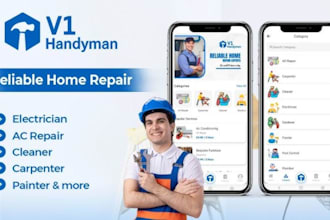 develop multi provider handyman app on demand service app home service app