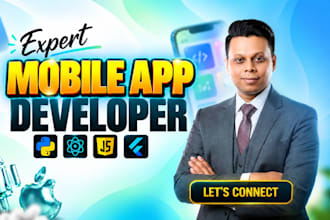 do mobile app development, ios app android app creation, flutter app developer
