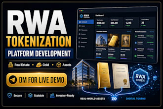build real estate tokenization platform and rwa smart contracts on blockchain