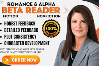 provide expert beta reading for your fantasy, romance, or lgbtq book with detai