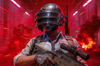 design a viral pubg mobile youtube thumbnail in 24 hours