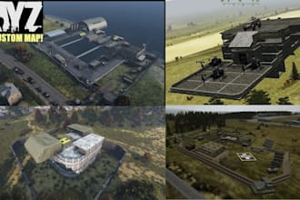 setup custom dayz server, maps, loot system, base building and mods