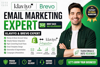 brevo klaviyo expert, shopify klaviyo integration, klaviyo flows, brevo campaign
